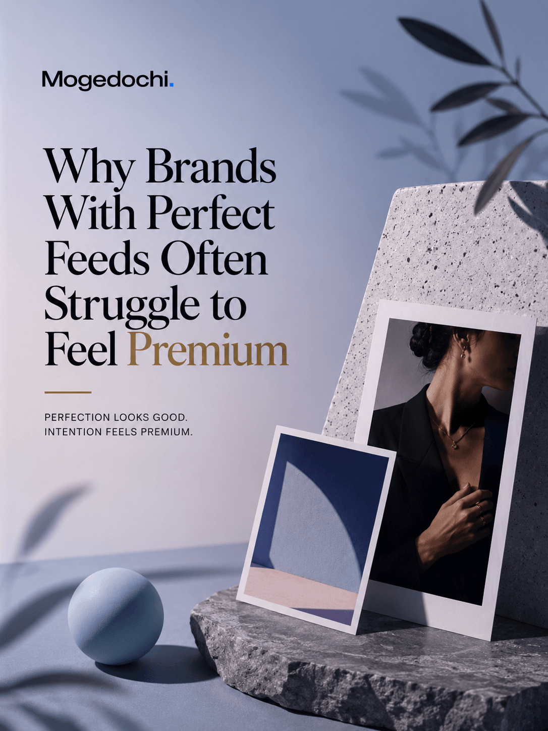Why Brands With Perfect Feeds Often Struggle to Feel Premium | Mogedochi Why Brands With Perfect Feeds Often Struggle to Feel Premium branding psychology and emotional tension